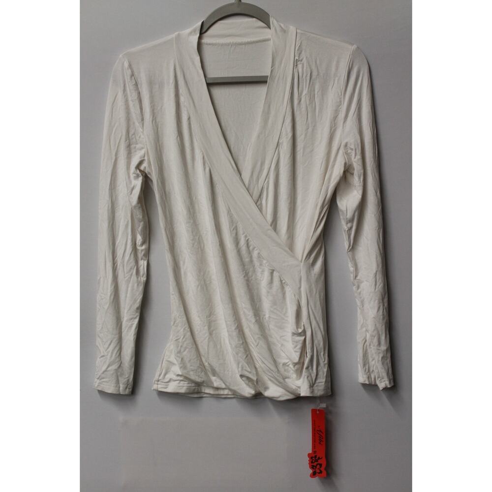 *NEW* AFIBI SLIM FIT LONG SLEEVE V NECK SHIRT